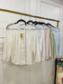 Round Neck Casual Cotton Down Tops